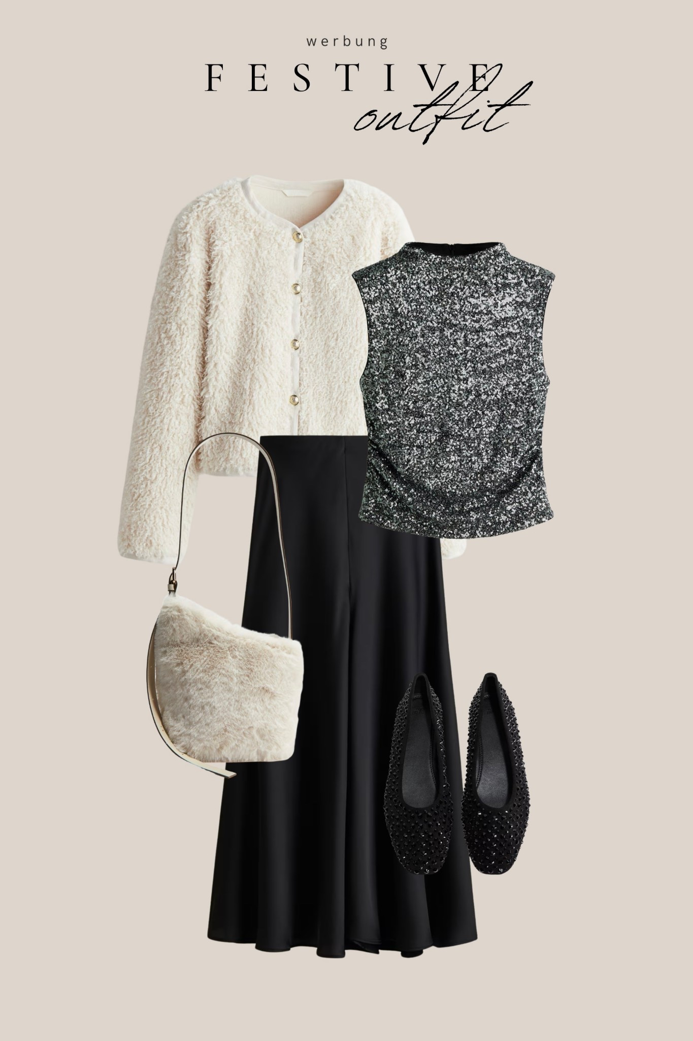 Für die Festtage darf es gerne etwas chicer sein, mit Glitzer und Satin, wie bei diesem Outfit von H&M.

#LTKpartywear #LTKdeutschland #LTKfestive