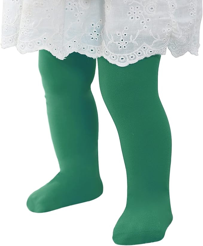 Ultra Soft Toddler Ballet Tights for Girls - Footed Dance Tights Colorful Baby Girls Leggings for... | Amazon (US)