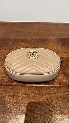 Gucci Matelasse Leather GG Marmont Belt Bag - Size 85 | eBay US