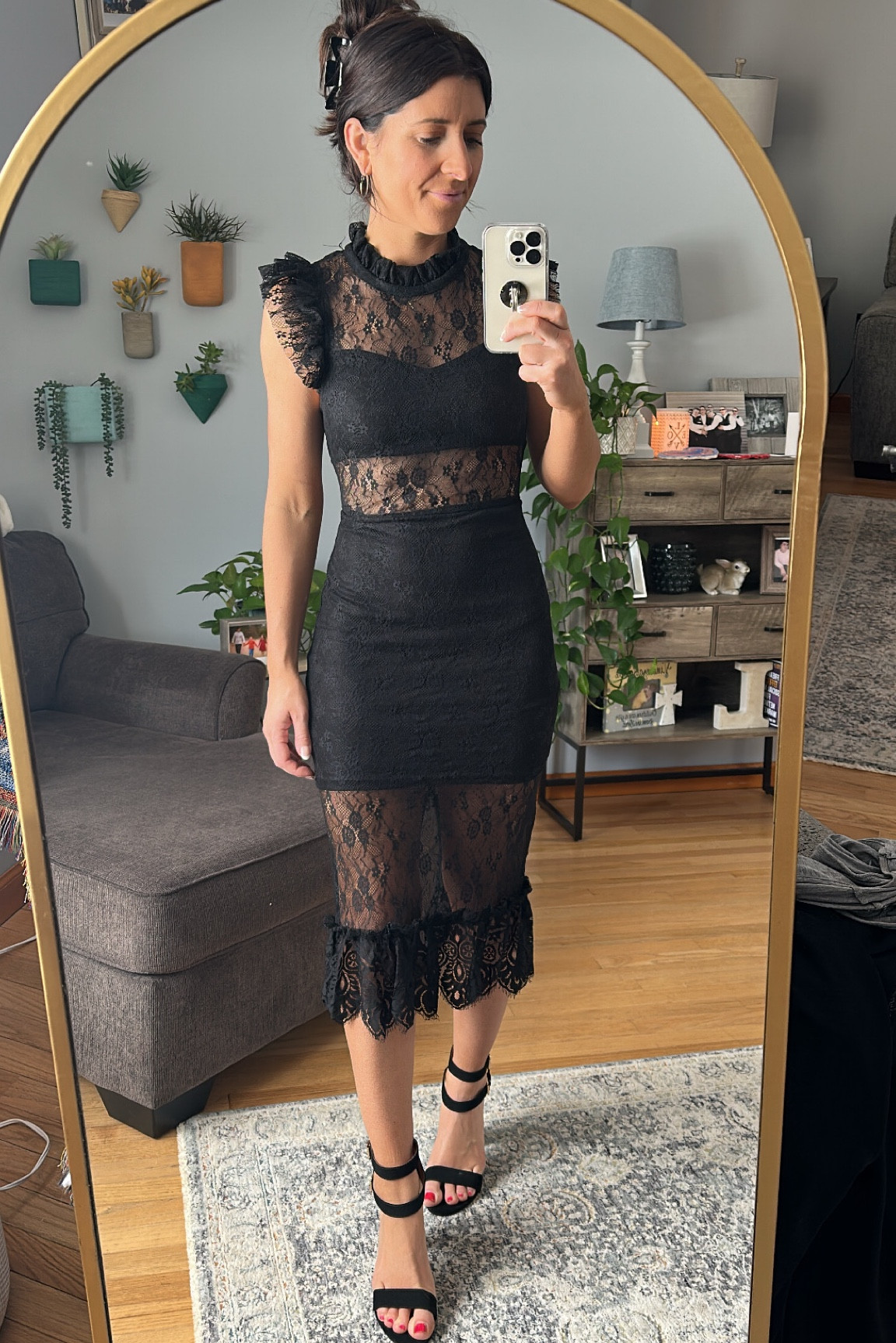 vici black lace dress NWT Vici Black Lace Dress