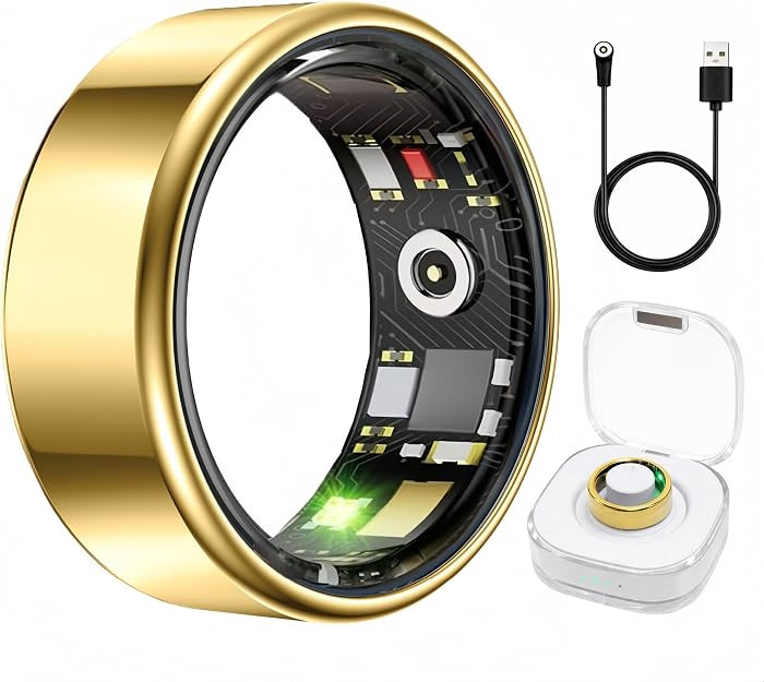 Smart Ring Health & Fitness Tracker for Men & Women, Heart Rate, SPO\u2082, Sleep & Activity Moni... | Amazon (US)