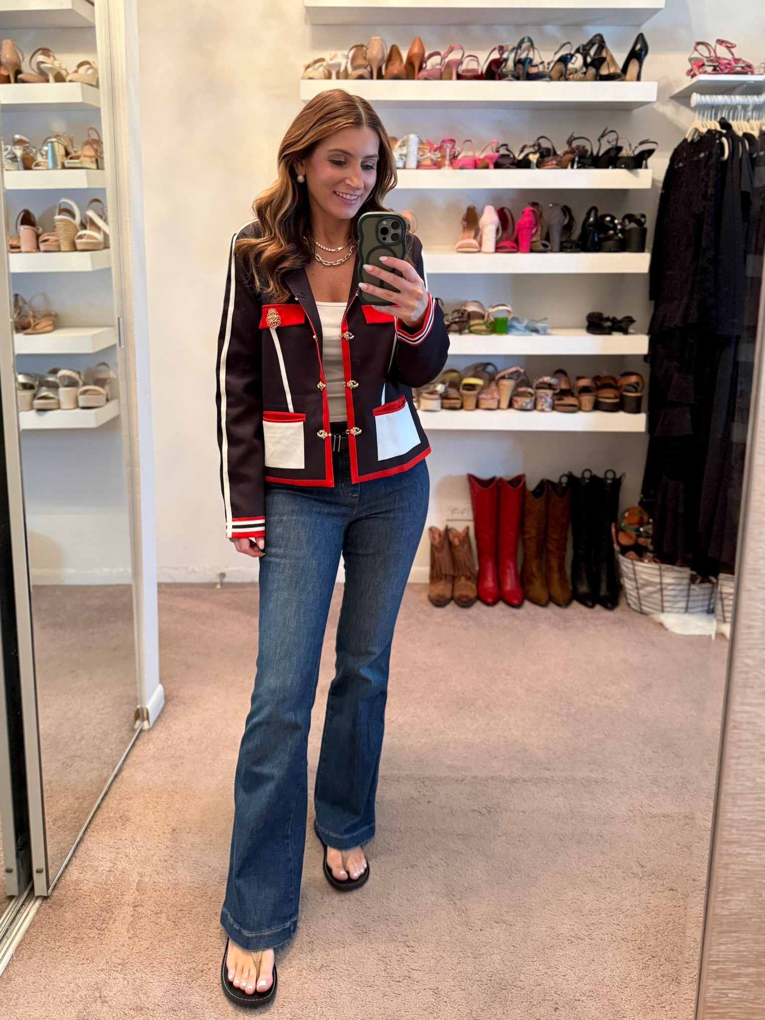 What I wore to work today

Rib knit tank (size medium) 
Spanx flare leg jeans (size small petite)

workwear outfit, casual outfit, grey sweater, trendy shoes, spring shoes, summer shoes, casual office look, office look, easy outfit, Spring outfits 2026

#LTKootd #LTKWorkwear #LTKOver40