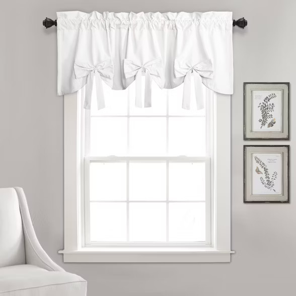 18"x52" Melody Bow Valance Blush - Lush Décor | Target