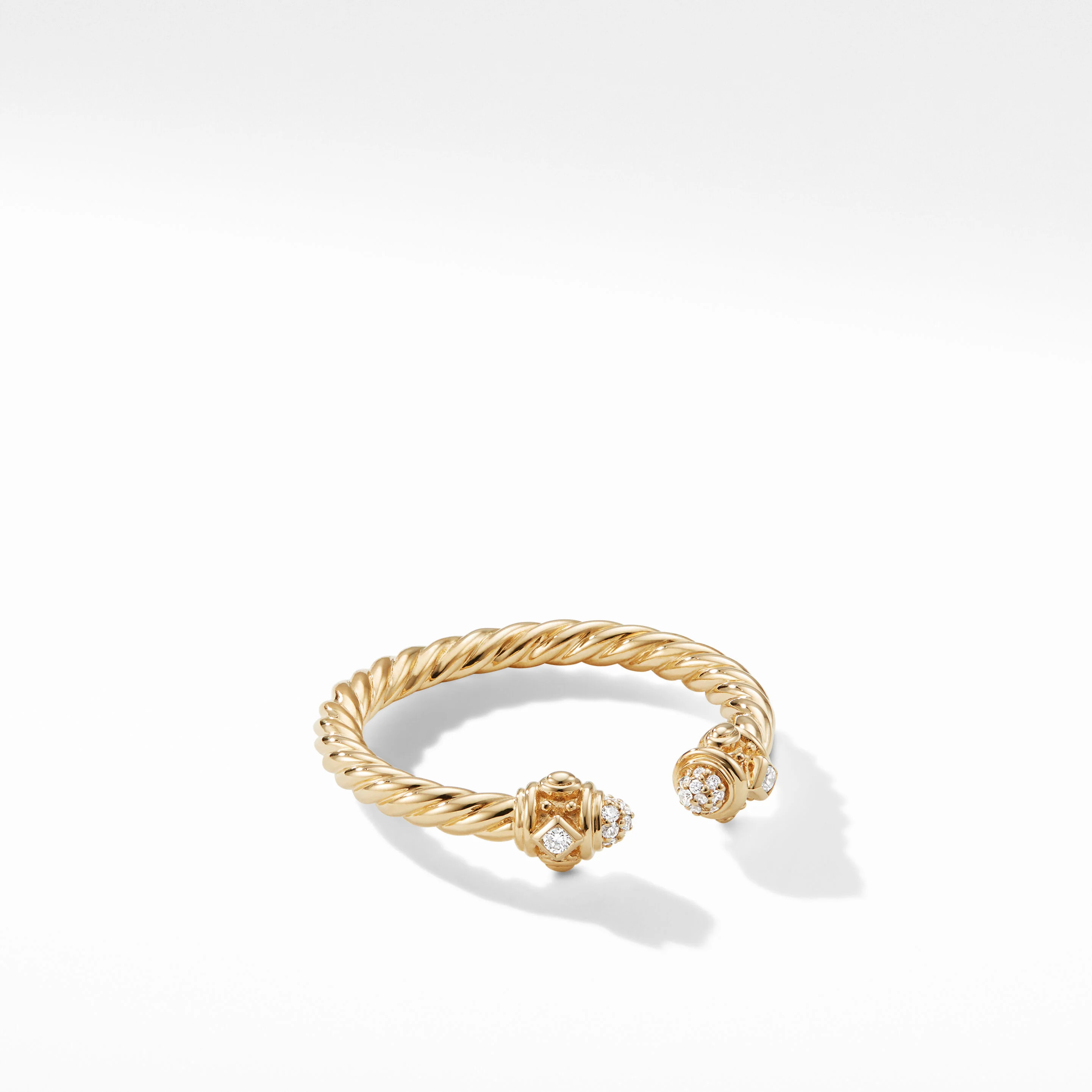 Renaissance Ring in 18K Yellow Gold with Pavé Diamonds | David Yurman