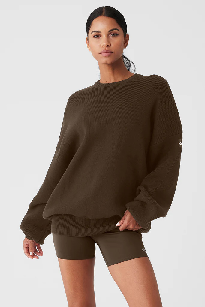 Scholar Crew Neck Sweater | Alo Yoga (US)