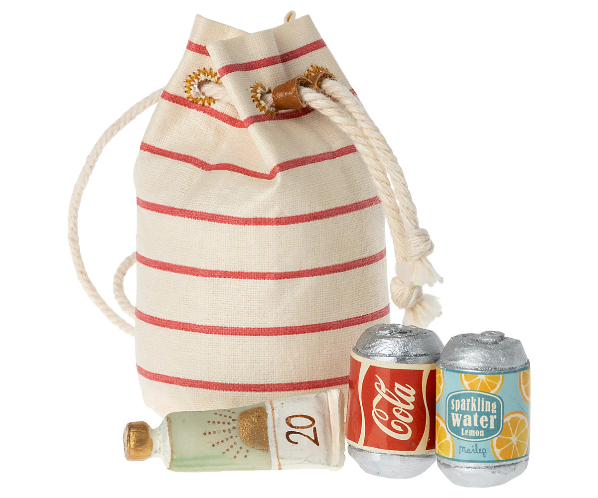 Maileg Bag with Beach Essentials, Mouse | Persnickety