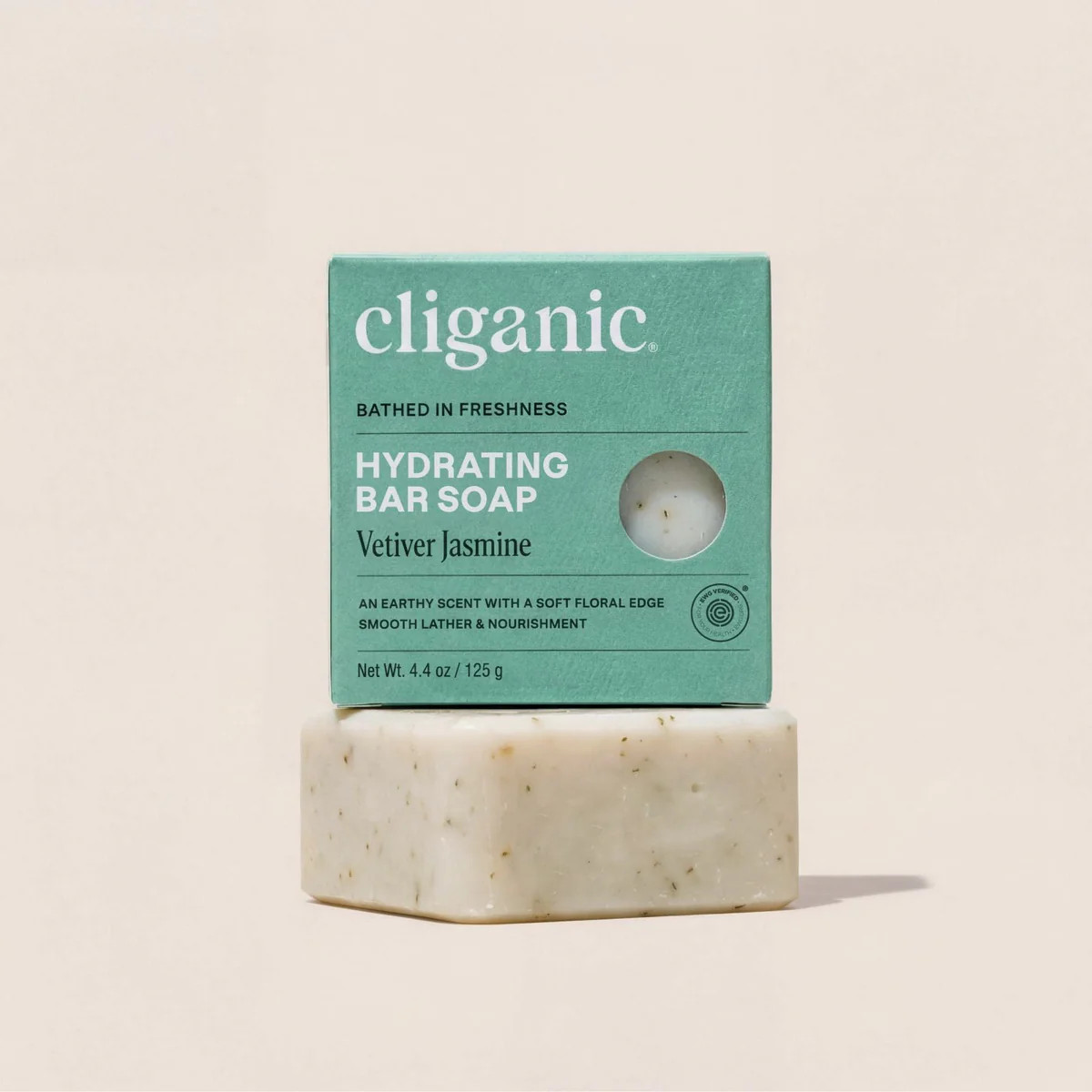 Hydrating Bar Soap - Vetiver Jasmine | Cliganic