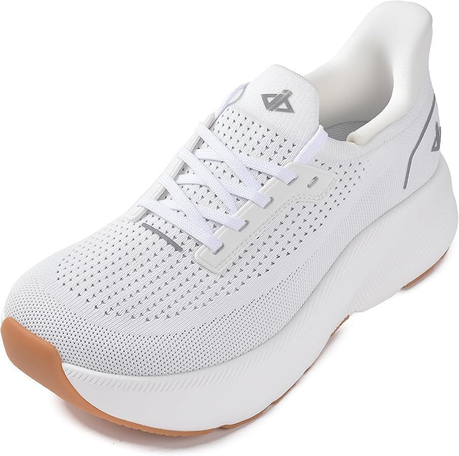 JACKSHIBO Women's Slip in Hands up Free Wide Toe Box Running Shoes Arch Support Cushion Walking T... | Amazon (US)