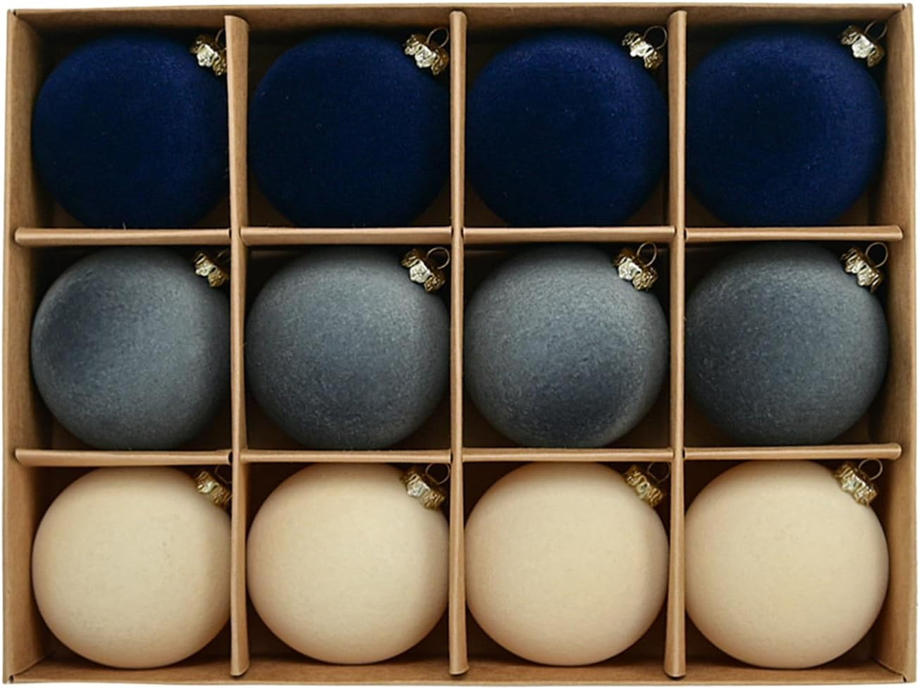 Velvet Ornament Balls, Christmas Tree Ball Ornament, 12Pcs Decorative Christmas Balls, Christmas ... | Amazon (US)