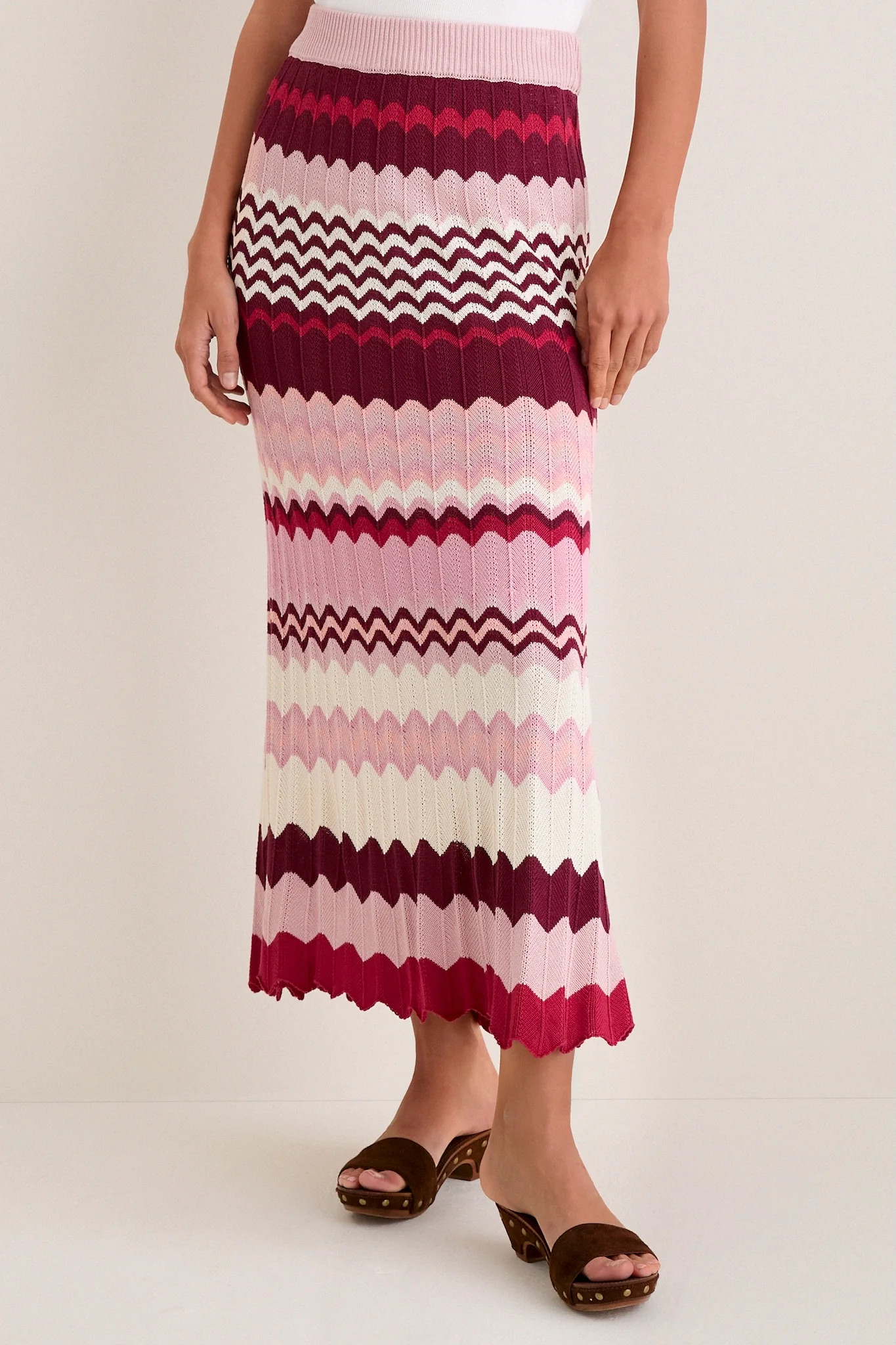 La Vie En Rose Stripe Sylvie Skirt | Tuckernuck (US)