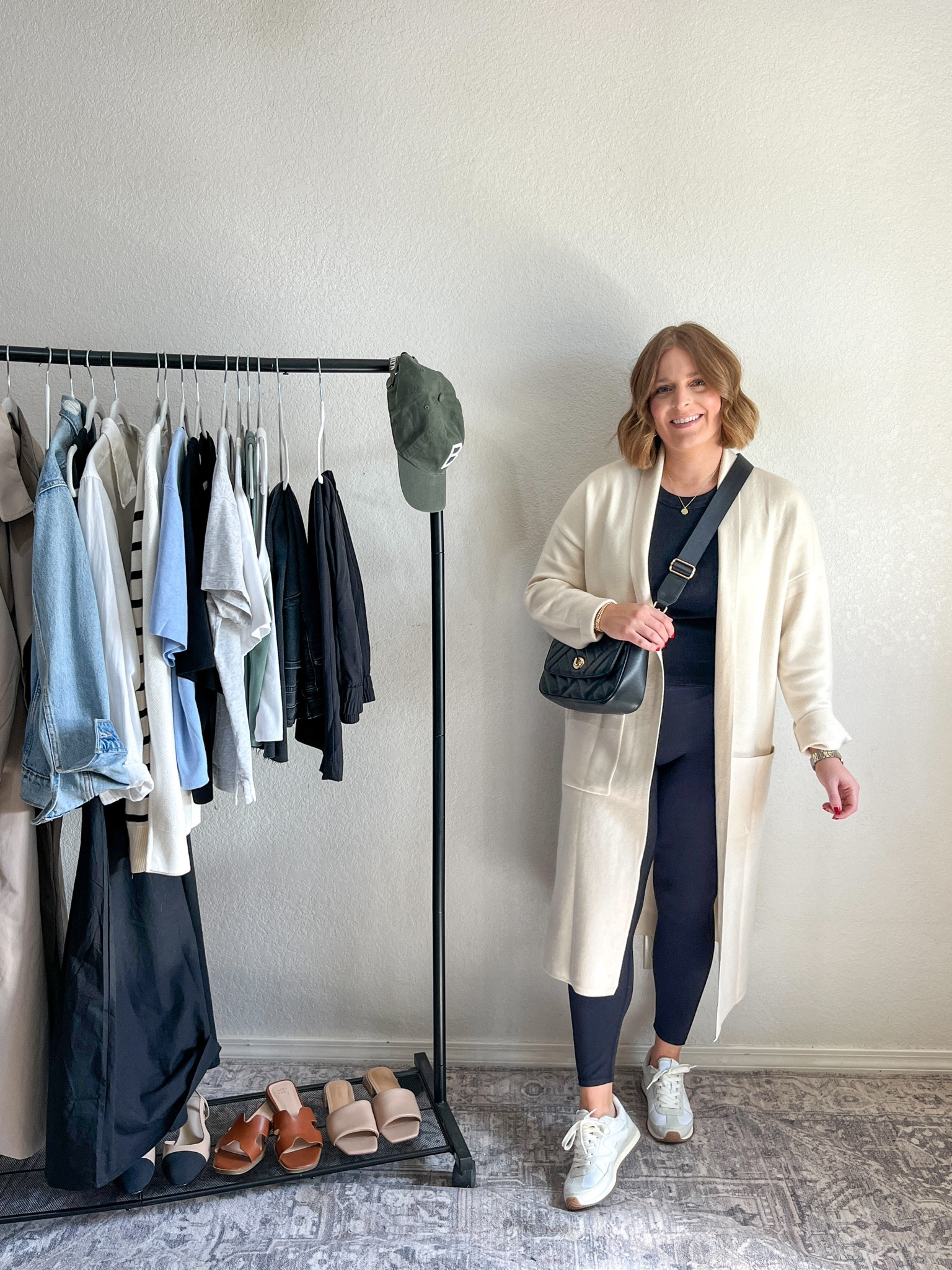 Spring Capsule// coatigan + leggings 

Wearing L in everything 

#LTKmidsize #LTKfindsunder50