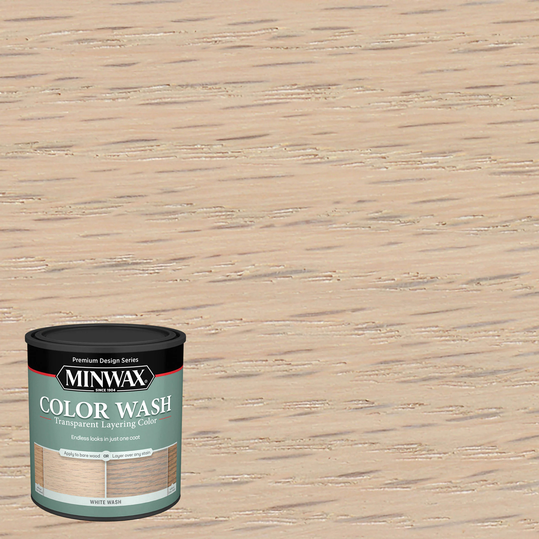 Minwax Water-based White Wash Semi-transparent Interior Stain ( 1-quart ) | 618604444 | Lowe's