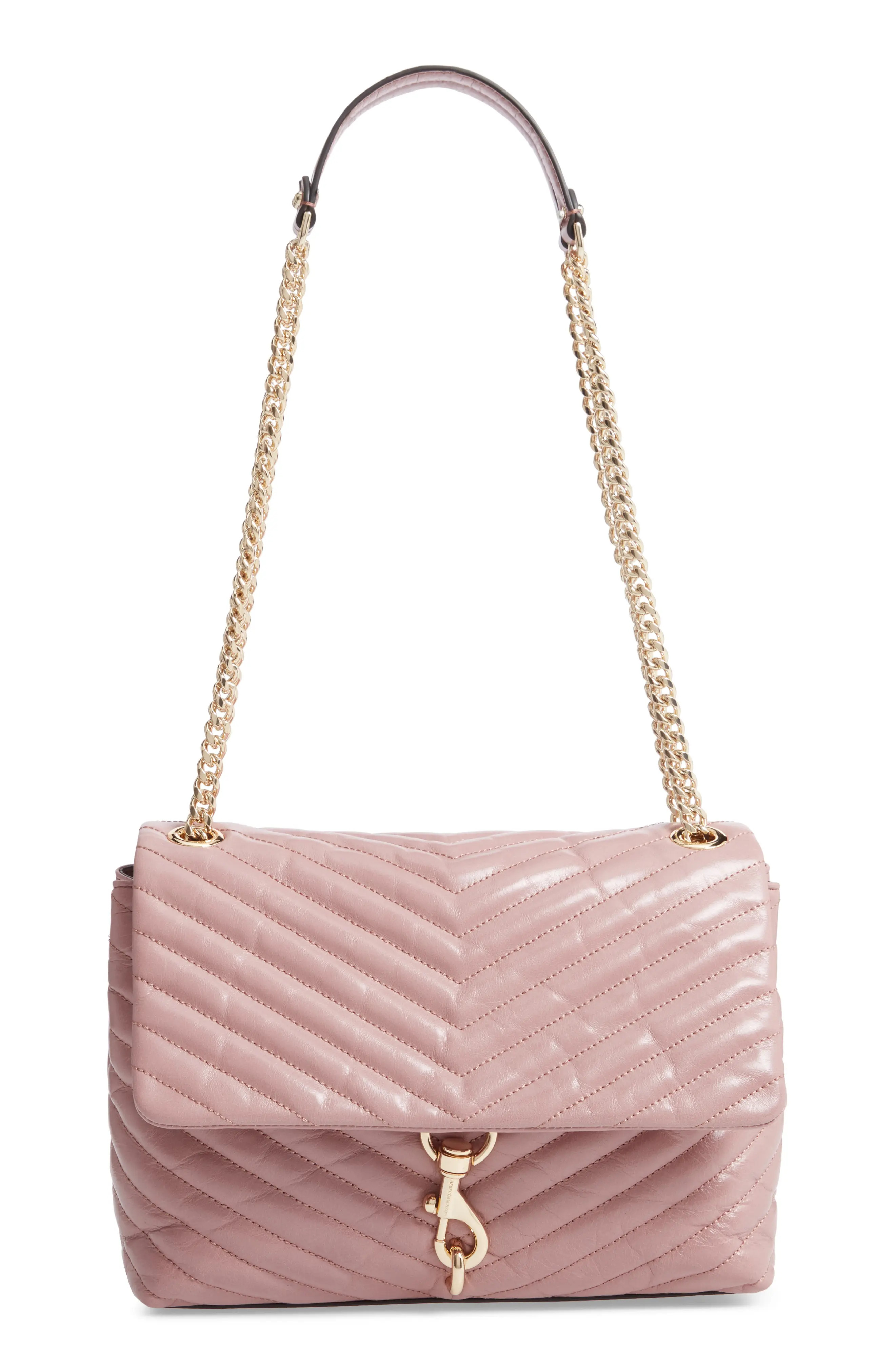Rebecca Minkoff Edie Flap Front Leather Shoulder Bag | Nordstrom