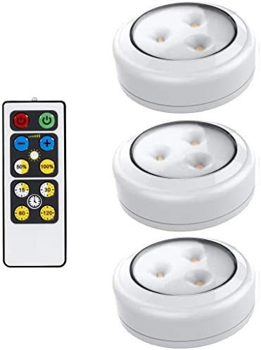Brilliant Evolution LED Lights 3 Pack with Remote | Wireless LED Under Cabinet Lighting | Under C... | Amazon (US)