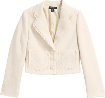 Fringe Detail Tweed Jacket | Nordstrom