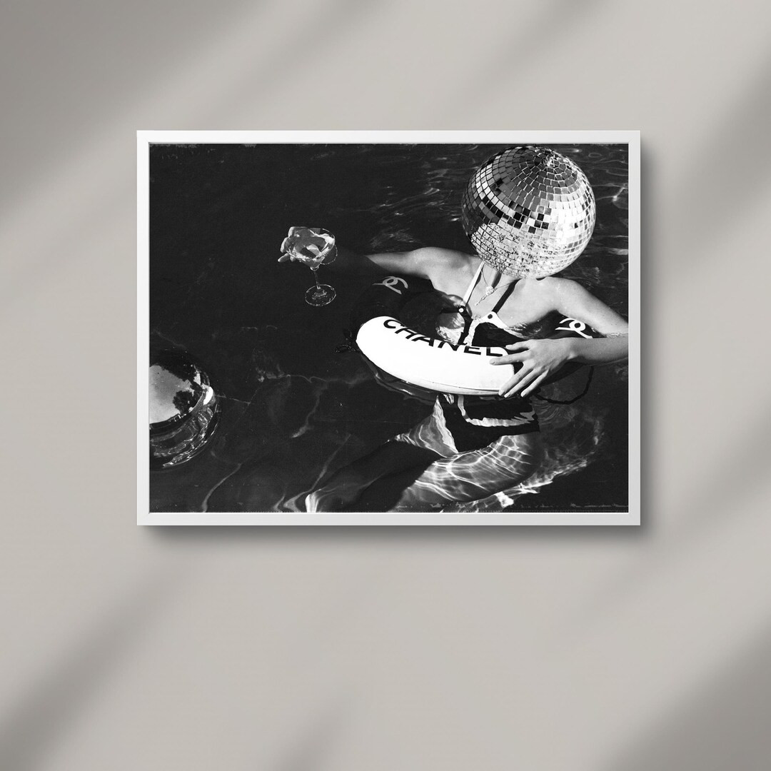 Disco Ball Wall Art, Retro Disco Ball Print, Preppy Wall Art, Girly Wall Art, Disco Ball Instant ... | Etsy (US)