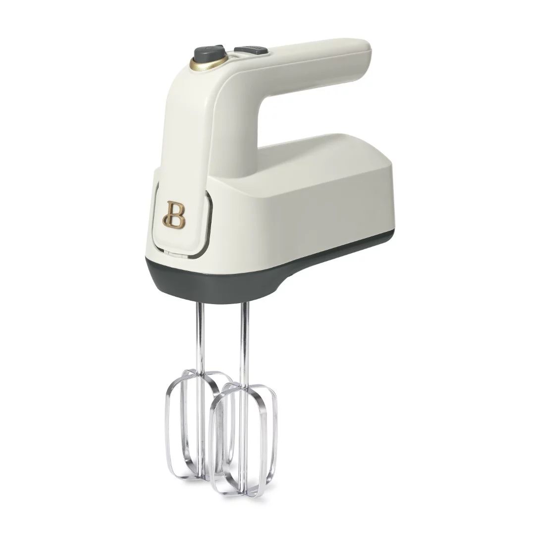 Beautiful 6-Speed Electric Hand Mixer, White Icing by Drew Barrymore - Walmart.com | Walmart (US)