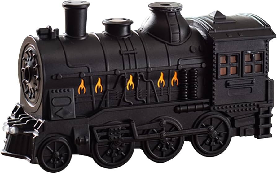 300ml Vintage Steam Train Aromatherapy Essential Oil Diffuser and Humidifier with Dual-Color LED ... | Amazon (US)