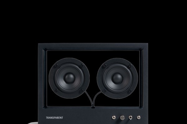 Transparent Speaker Black | Trouva (Global)