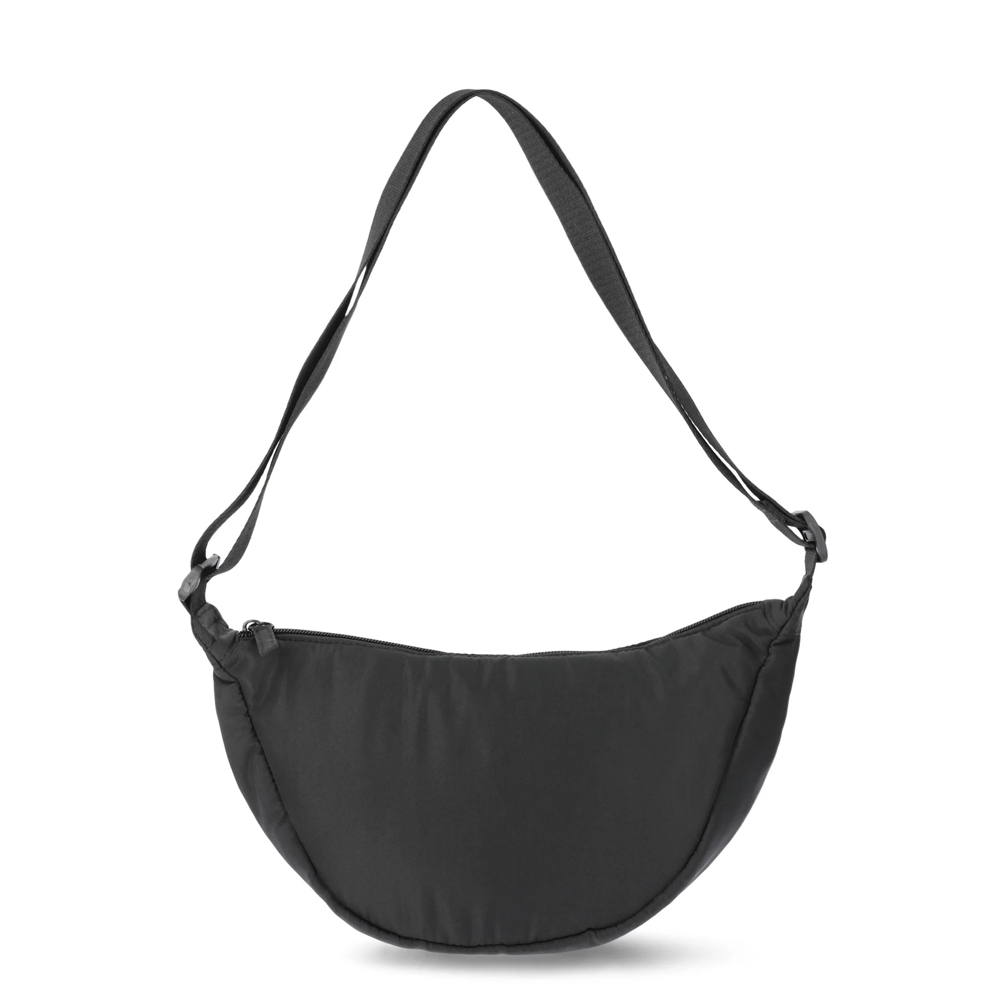 No Boundaries Crossbody Hobo Bag, Black, Women's - Walmart.com | Walmart (US)