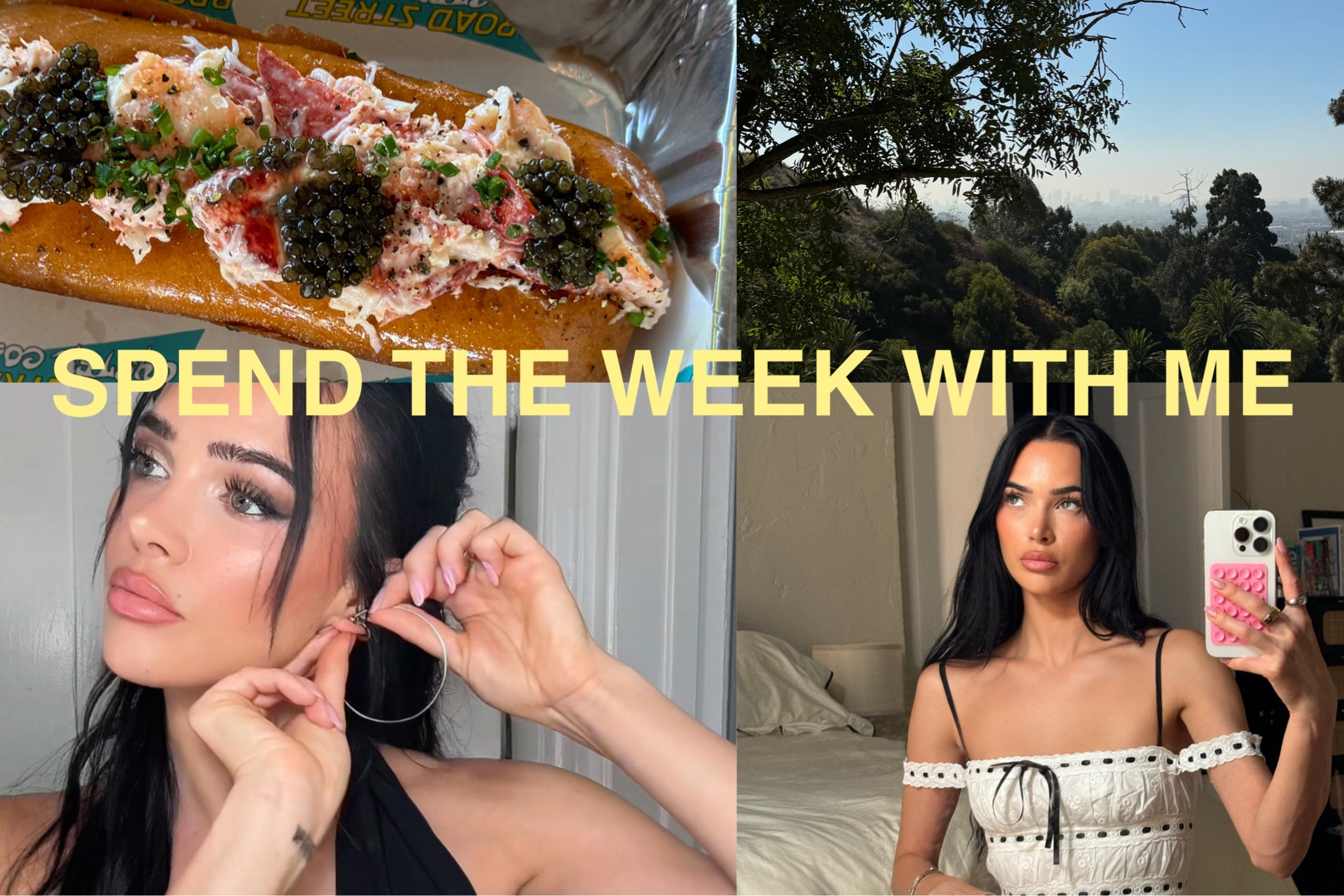 spend the week with me 🖤
