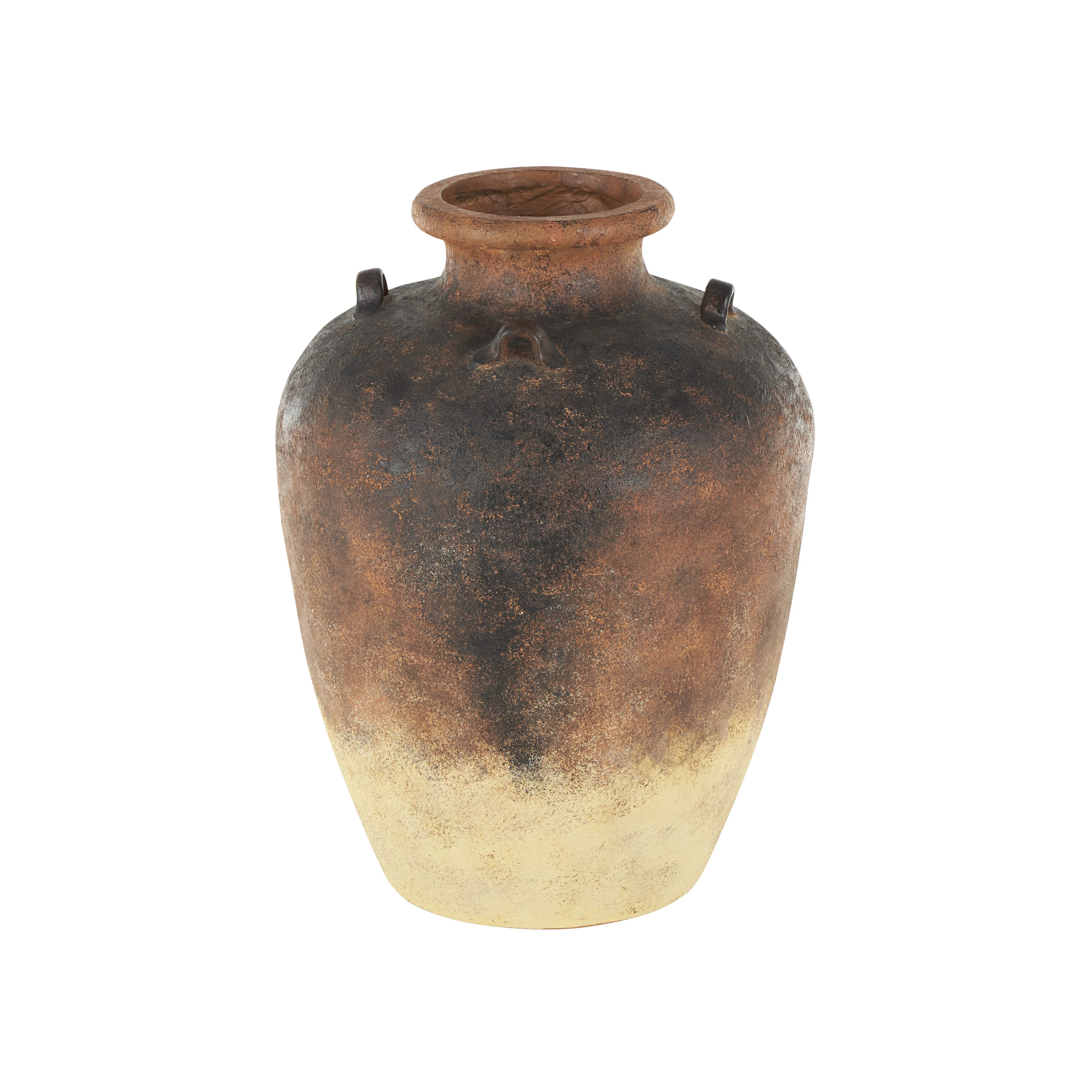 Classen Magnesium Oxide Mediterranean Inspired Decorative Copper Vase | Wayfair North America