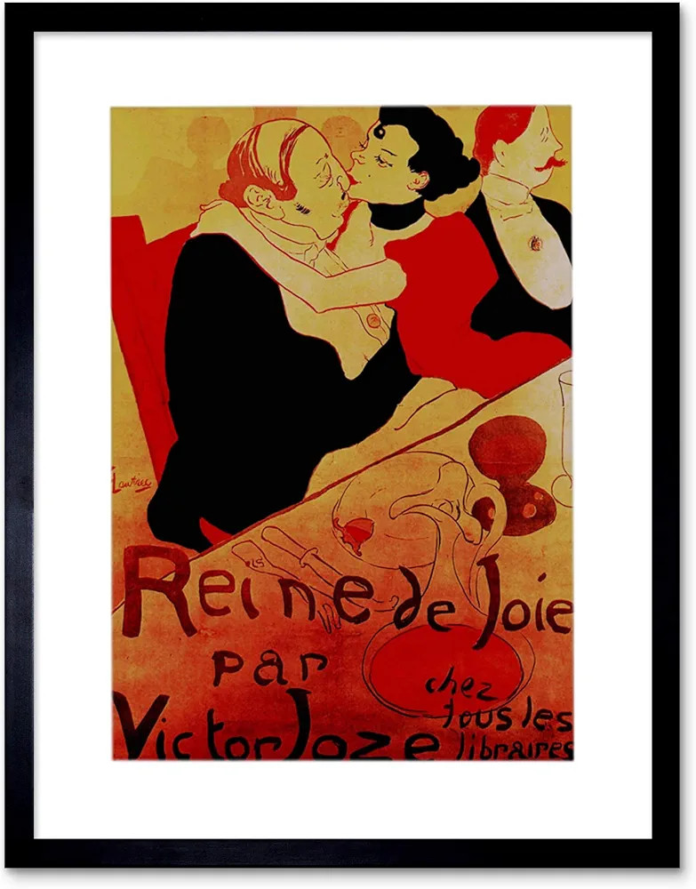 TOULOUSE LAUTREC ADVERT ENTERTAINMENT 1892 FRAMED ART PRINT MOUNT F12X1182 | Amazon (US)