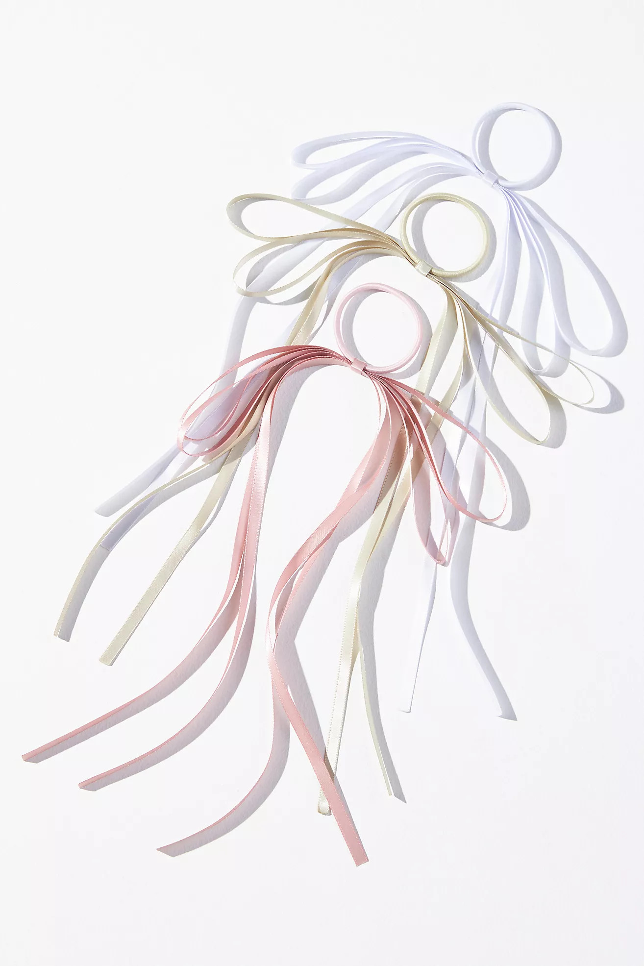 Long Bow Hair Ties, Set of 3 | Anthropologie (UK)