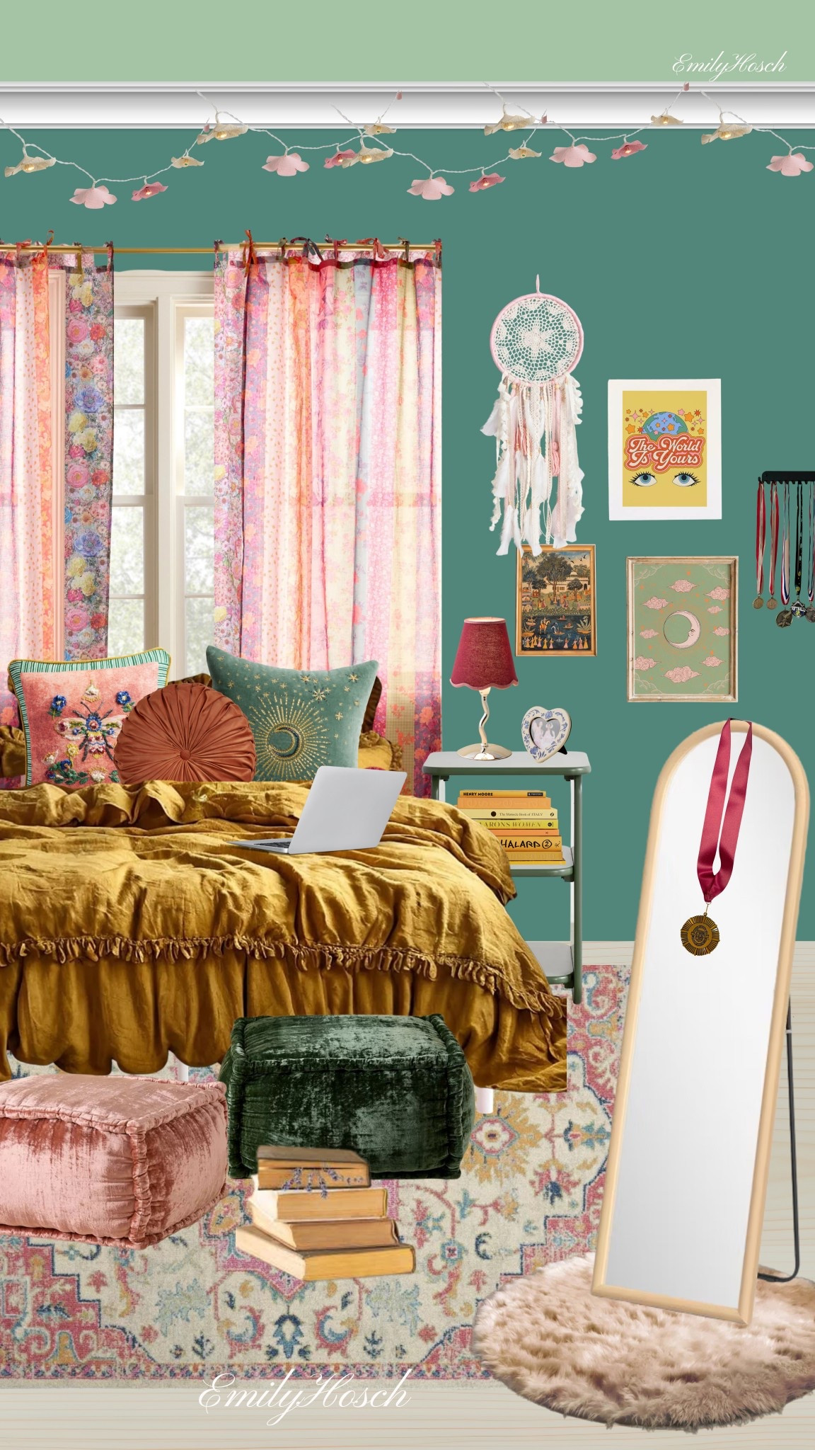 Devi Vishkumar inspired bedroom. Boho teenage girl bedroom inspo! 

Boho bedroom  bedroom inspo  boho decor  ruffle bedding  boho pillows  mirror  home decor  floor pillows  bedside table  urban outfitters  Netflix bedroom  curtains  floral  emilyhosch 

#LTKStyleTip #LTKFindsUnder100 #LTKHome