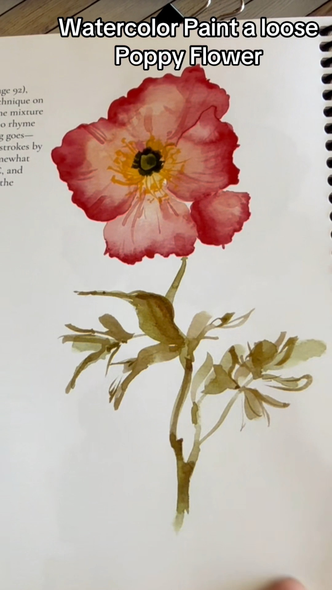 Learning watercolor can seem intimidating until you have the right tools. This book takes you step by step tutorial style so each mark you make is purposeful. I completed this lesson in under 30 minutes and the results were great for a first try! This is the perfect gift for any artist looking to try a new medium, or a complete beginner #arttherapy #watercolor #tutorial #beginner #advanced #loose #book #instructions #walkthrough #poppy

#LTKGiftGuide #LTKHome #LTKFindsUnder50