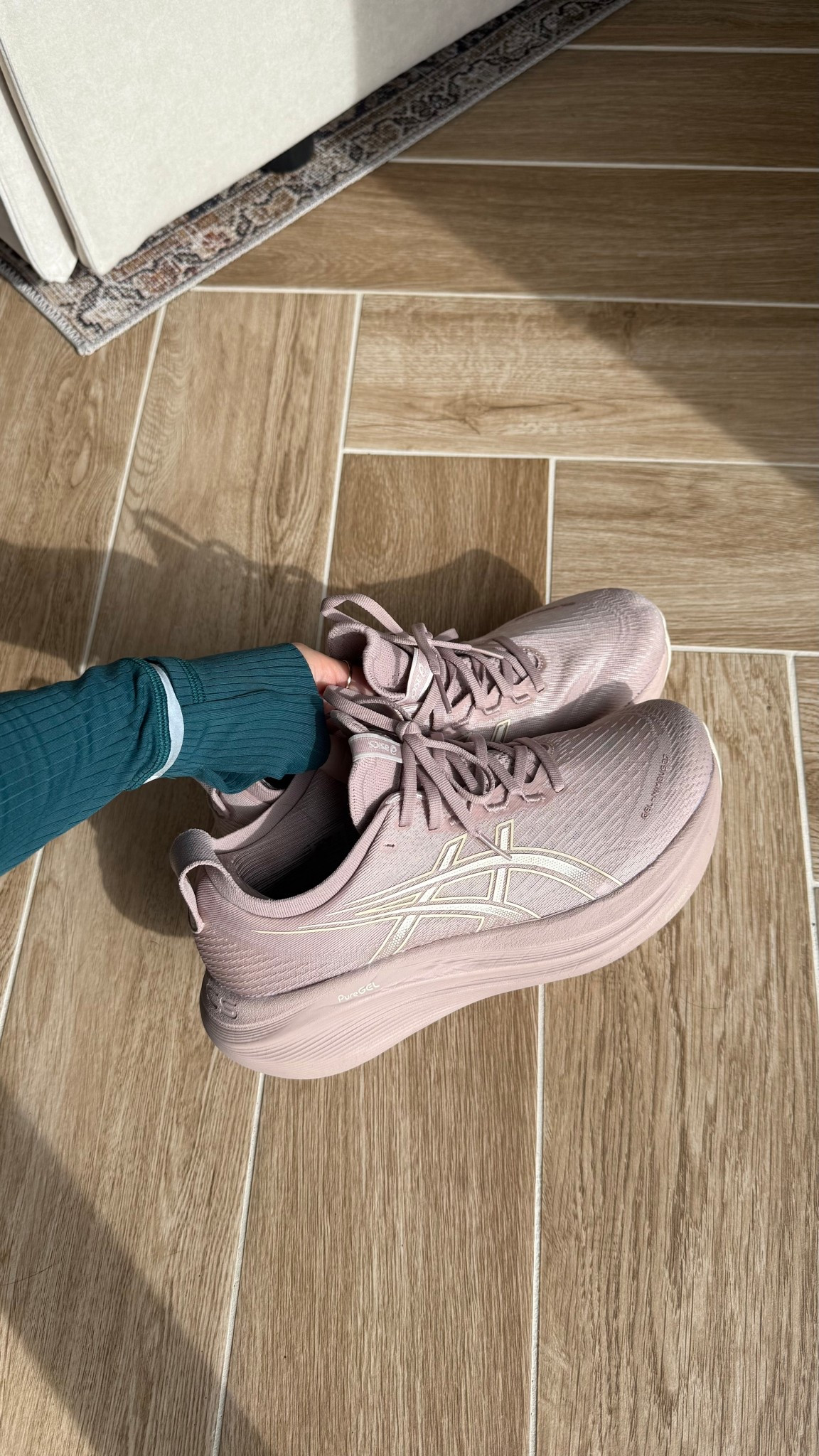  New tennis shoes for a new year! These are on sale and love the color, they go with everything! Been wearing them for a few weeks and it feels like memory foam on my feet. Highly recommend esp if you need good walking shoes that can also be used for running + if you have higher arches!

#LTKfitnessgoals #LTKActive #LTKSaleAlert