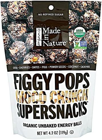 Made in Nature, Organic Figgy Pops, Supersnacks, Choco Crunch, 4.2 oz, Pack of 2 | Amazon (US)