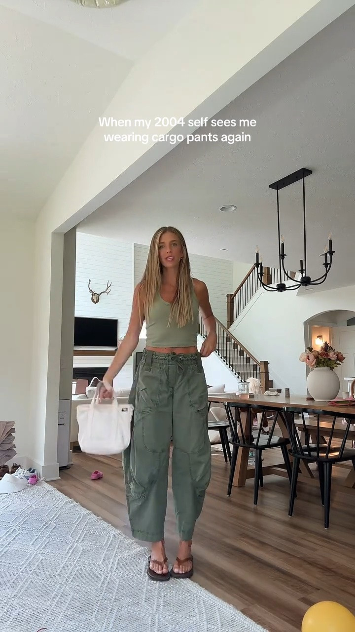 Easy comfy transition to fall mom outfit that I wore today running errands. Wearing a size small in the car Vance they do run oversize so maybe size down the size tank is old from Abercrombie where size small

#LTKmomlife #LTKootd
