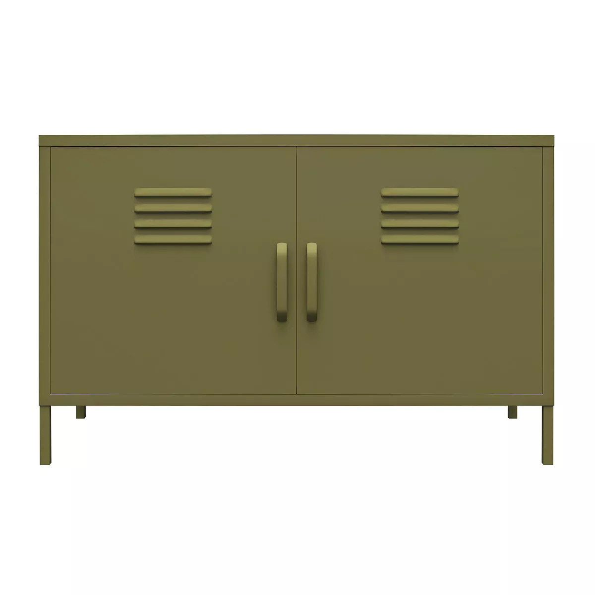RealRooms Shadwick 2 Door Metal Locker Accent Cabinet | Target