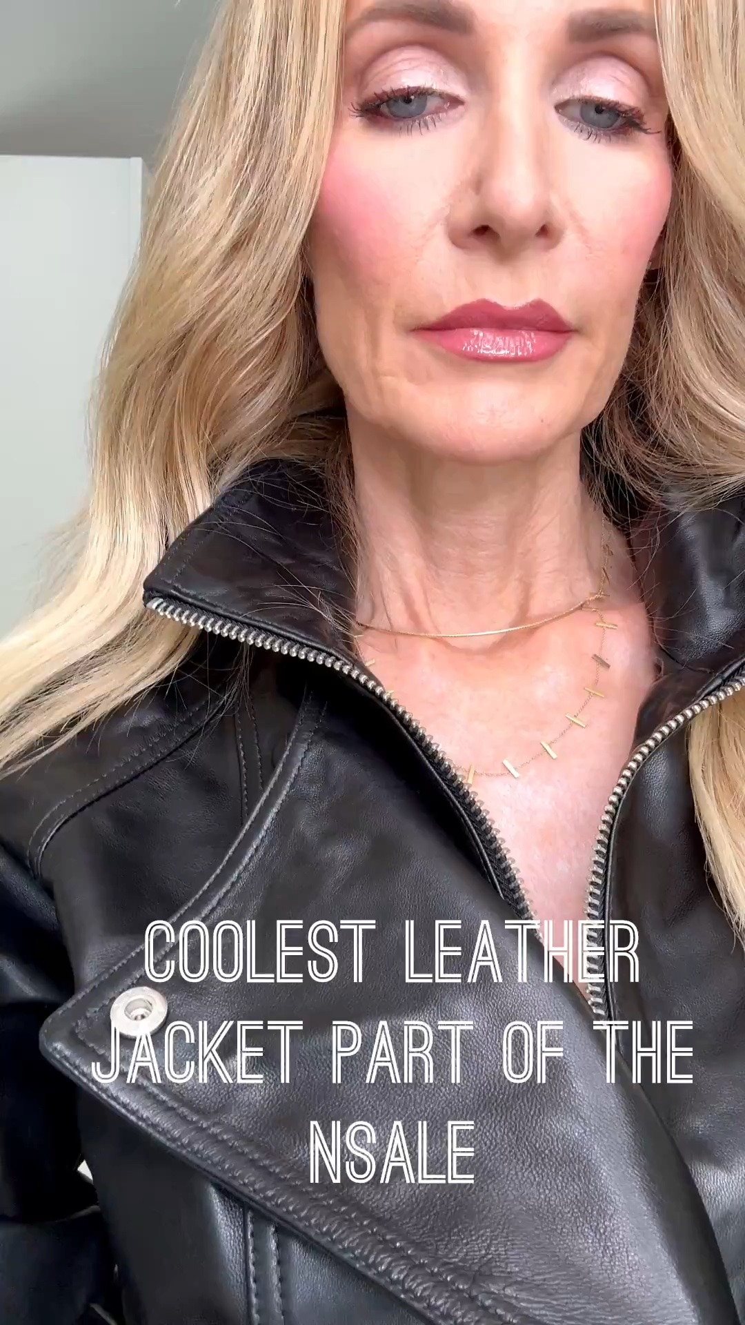 RUN, DON’T WALK! 🖤 This real leather black jacket is part of the Nordstrom Anniversary Sale and it’s STILL IN STOCK! 🙌🏻

This might be the coolest leather jacket I’ve tried on in a LONG time—and I definitely know a thing or two about leather jackets because, LOL, I probably own way too many. It’s kind of my vice. 😂

But this one is SO good. The leather is incredibly buttery soft, I love that you can cinch it in at the waist for a more flattering silhouette, and the whole jacket has that effortlessly cool, modern vibe that makes any outfit look instantly chic.

I’m wearing an XS, and it runs true to size.

Tomorrow is the LAST DAY of the Nordstrom Anniversary Sale, so if you love this one as much as I do, grab it quick before it’s gone! 🖤

#LTKootd #LTKOver40 #LTKSaleAlert