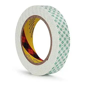3M Double Sided Foam Tape 4026 1in x 10ft Double Coated Urethane Strong Adhesion Heavy Duty Polyu... | Amazon (US)
