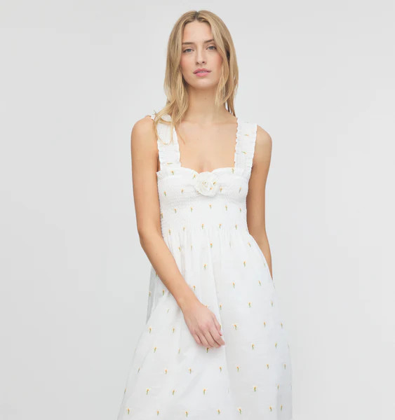 The Rosetta Nap Dress - Daisy Organza | Hill House Home US