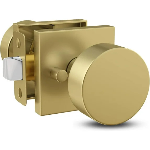 Mega Handles | Suana Privacy Door Knob | Satin Brass | Walmart (US)