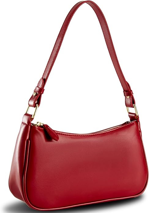 Leather Hobo Shoulder Bags for Women Sling Tote Handbag Clutch Purse | Amazon (US)