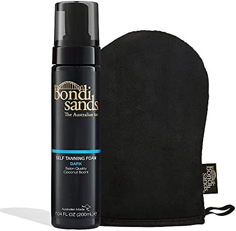 Bondi Sands Dark Self Tanning Foam + Application Mitt | Includes Lightweight Sunless Foam + Reusa... | Amazon (US)