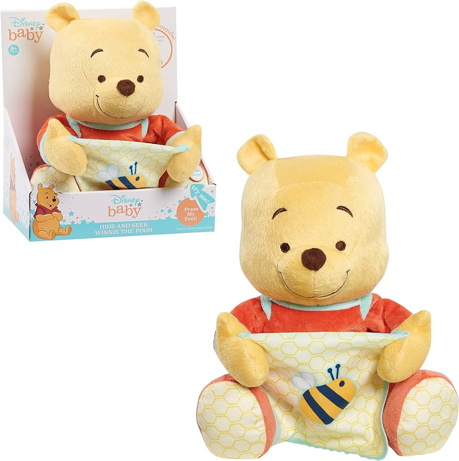 Disney Baby Hide-and-Seek Winnie The Pooh Interactive Plush, Officially Licensed Kids Toys for Ag... | Amazon (US)