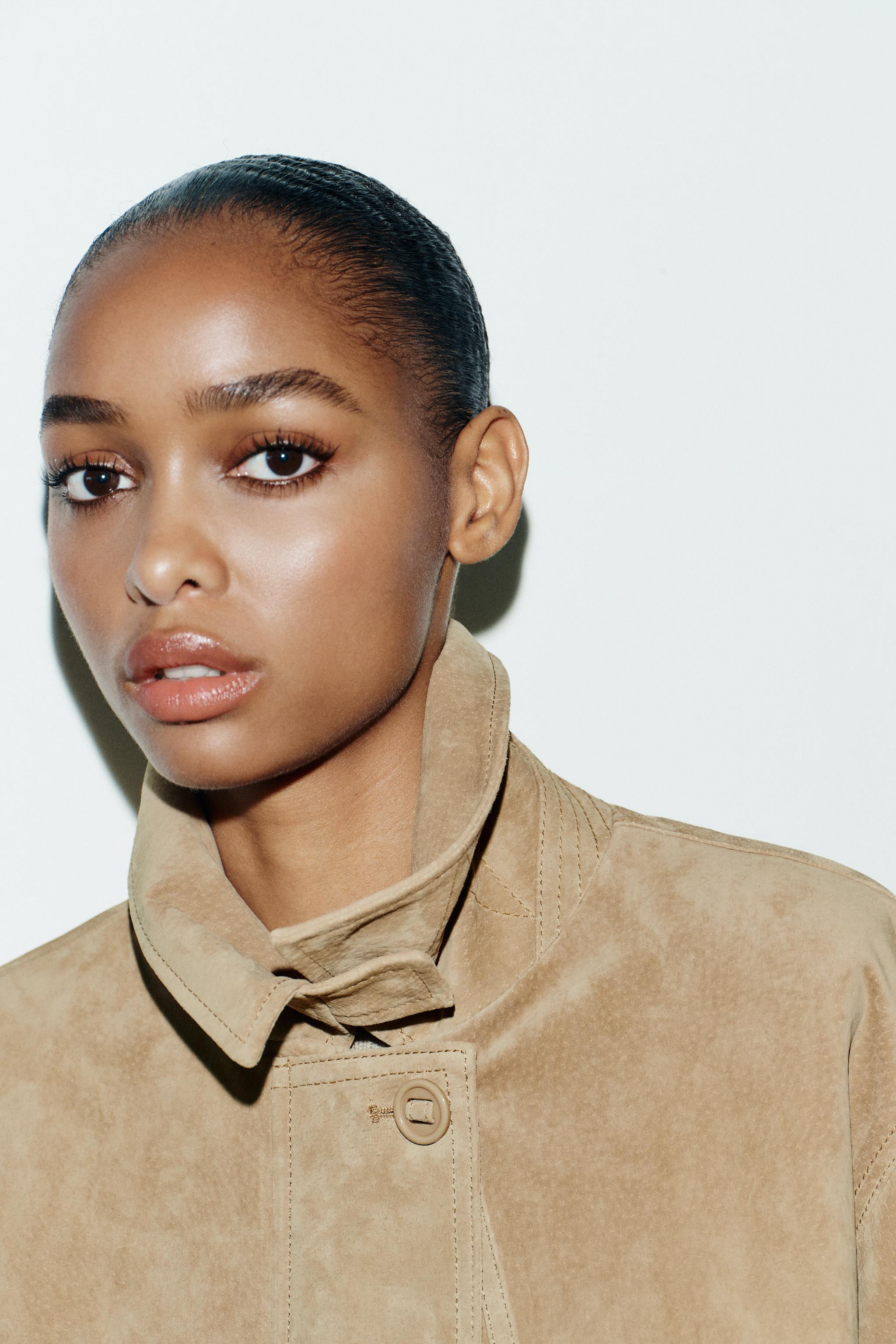 100% SUEDE LEATHER JACKET | Zara UK