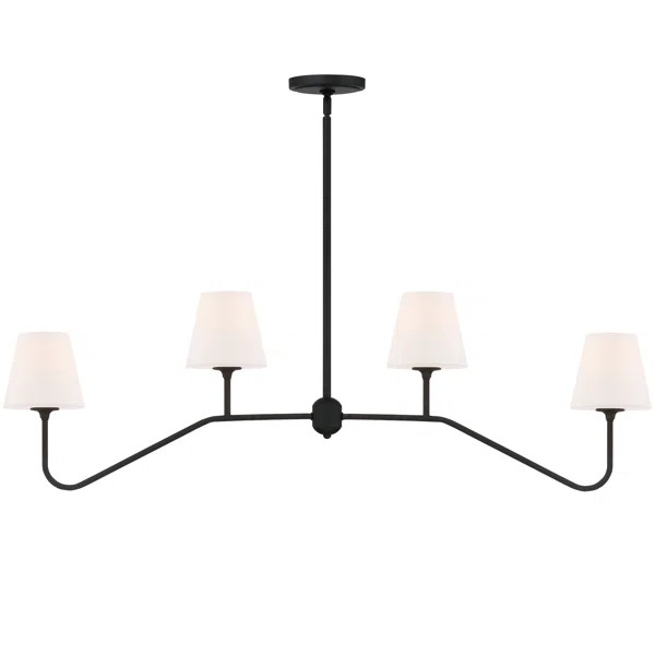 Plimpton 4 - Light Kitchen Island Modern Linear Chandelier | Wayfair North America