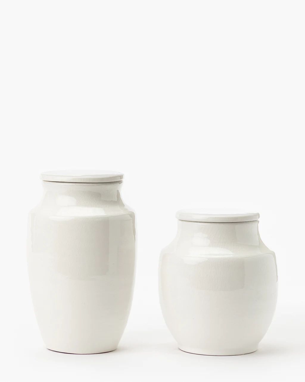 White Terracotta Jar | McGee & Co.
