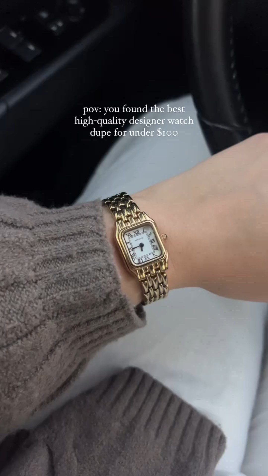 this would be such a good christmas gift ✨ comment SHOP and I’ll send you the 🔗 to the watch! https://liketk.it/4Wxc3

#christmasgift #giftguide #christmaswishlist #christmasgiftideas #christmasgiftsideas #watch #watchoftheday #womenswatch #womenswatches #ladieswatch #cartierwatch #cartierdupe #cartierwatches #goldwatch #fashioninspo