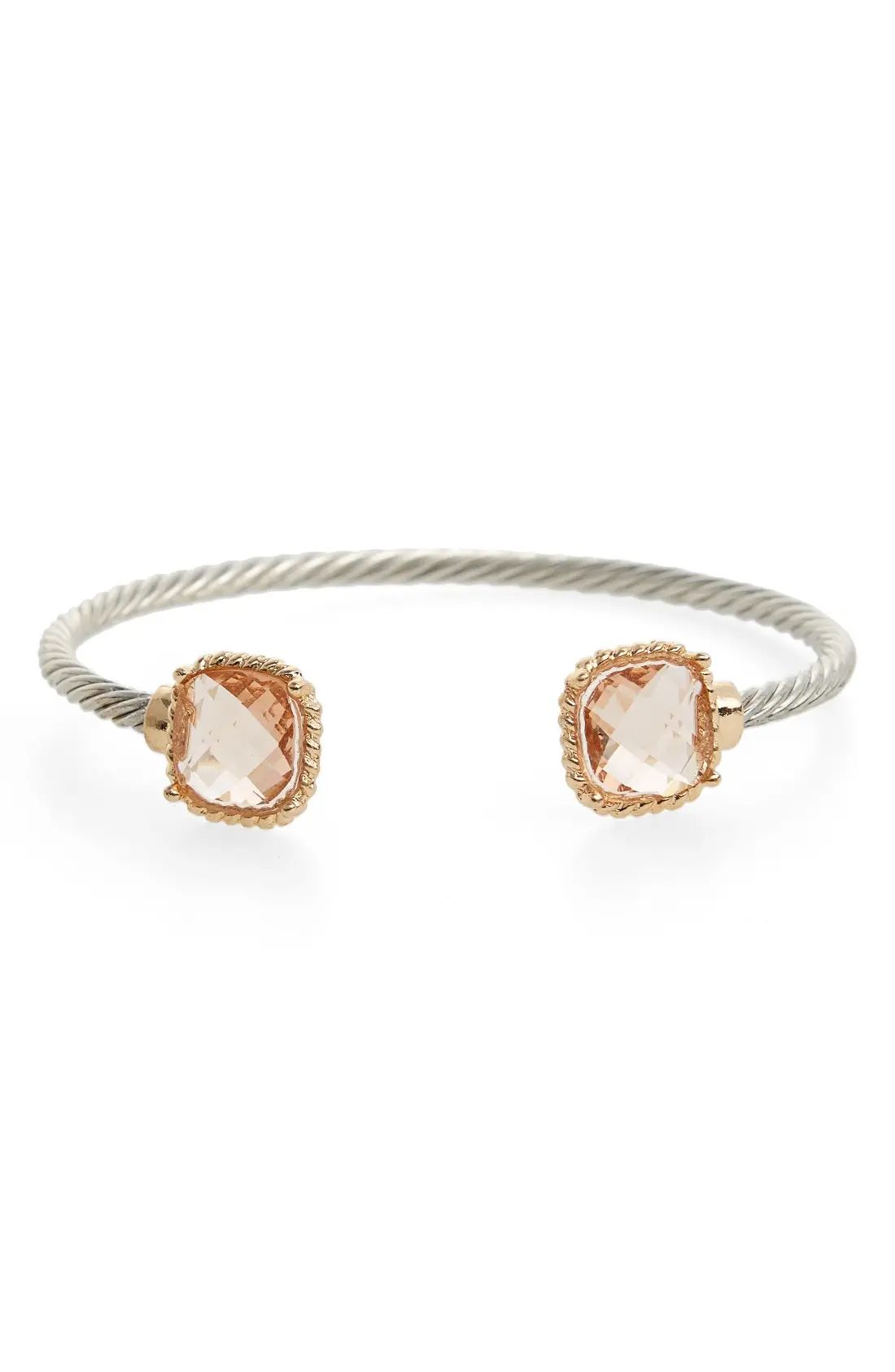 Thin Cable Stone Cuff | Nordstrom