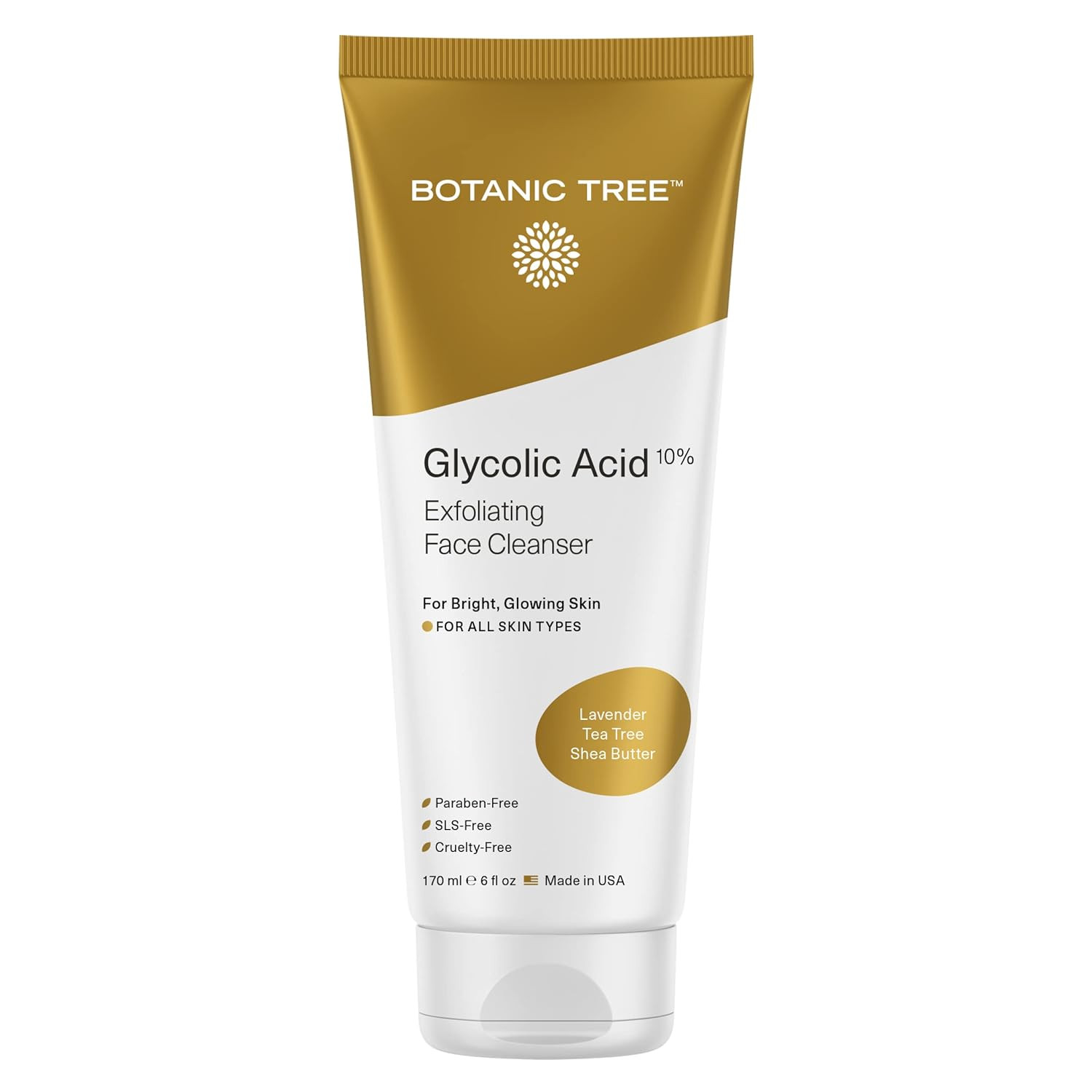 Glycolic Acid Face Wash, Exfoliating Facial Cleanser For Facial Skin Care, Acne Treatment Face Sc... | Amazon (US)