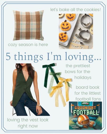 5 things I’m loving right now 🧡 follow along for more fun finds from @ashley_brooke