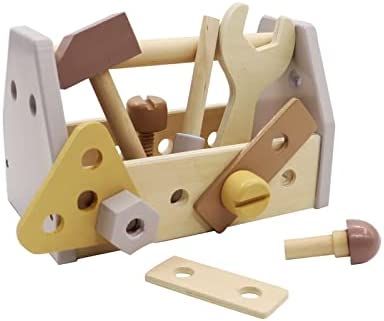 LEADER JOY Montessori Wooden Tools Toddler Educational Construction Kids Toys Sets Play Box Presc... | Amazon (US)