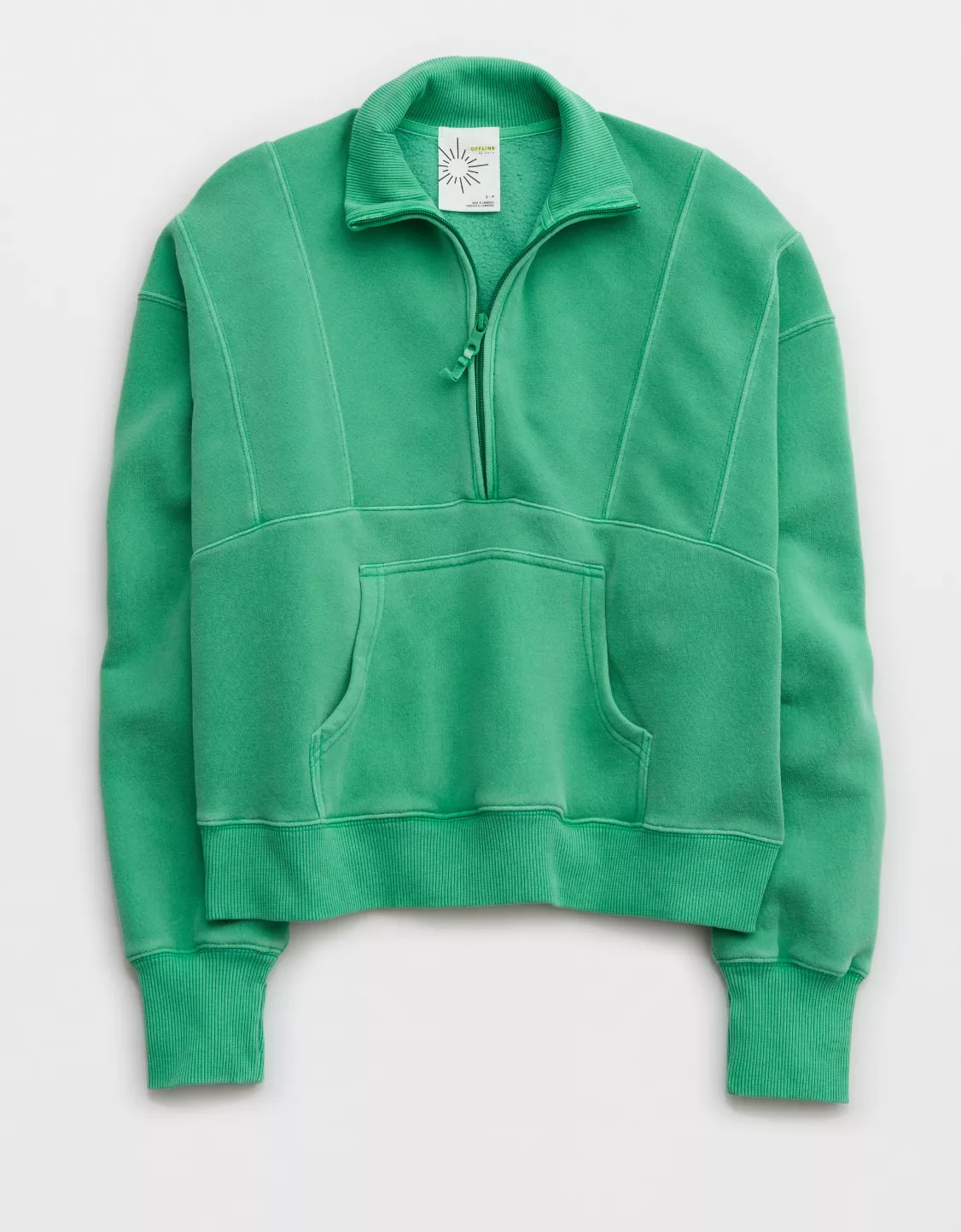 OFFLINE By Aerie Cloud Fleece Quarter Zip Sweatshirt | Aerie